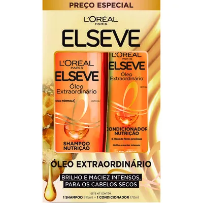 Kit Elseve Óleo Extraordinário Shampoo 375ml e Condicionador 170ml