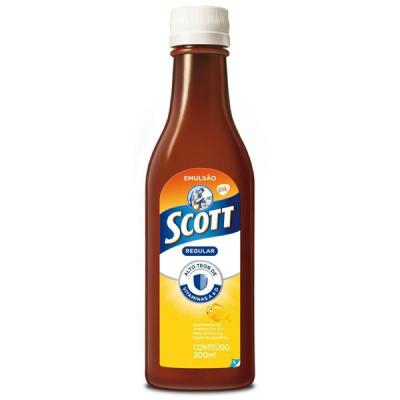 Scott Suplemento Alimentar em Emulsão de Vitaminas A e D Sabor Regular 200ml