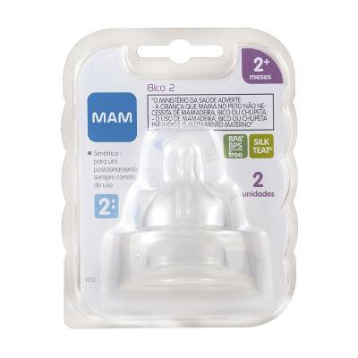 Bico de Mamadeira MAM Nº 2 Fluxo Médio