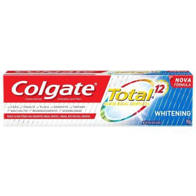 Creme Dental Colgate Total 12 Whitening 90g