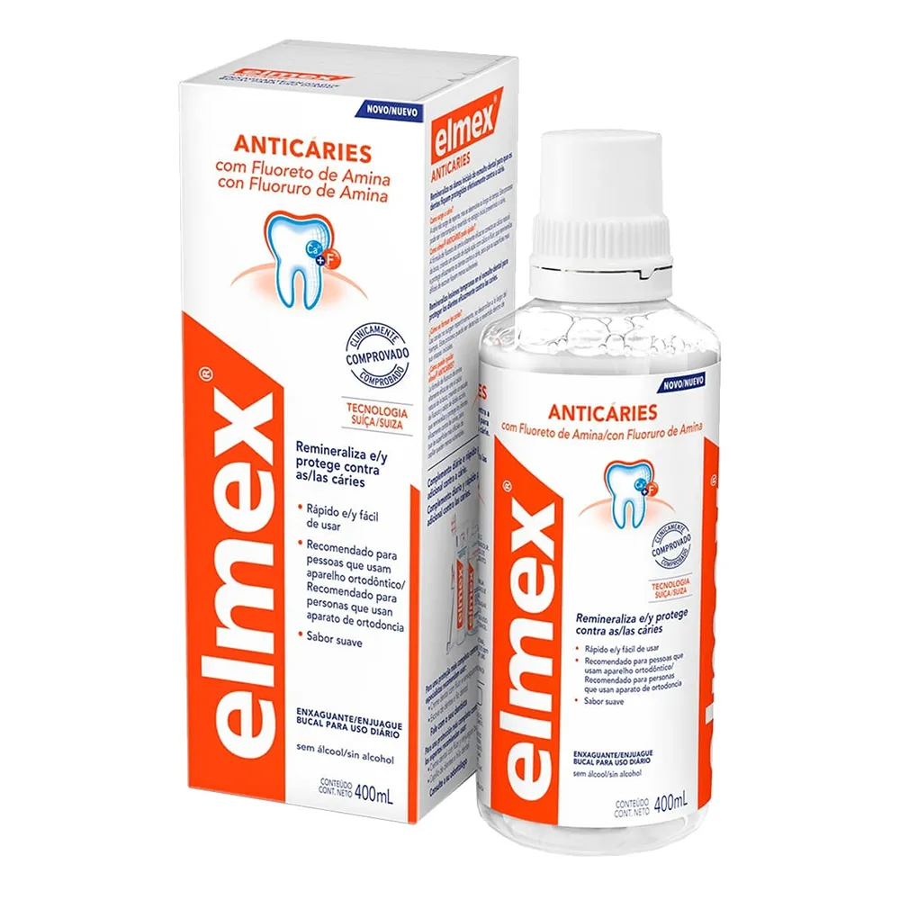 Enxaguante Bucal Elmex Anticáries 400ml