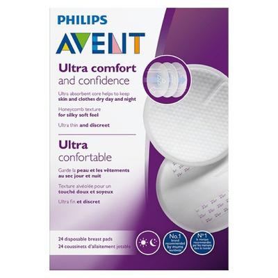Absorvente Descartável para Seios Philips Avent 24 Unidades