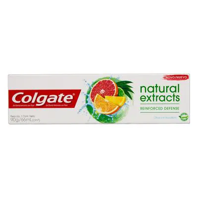 Creme Dental Colgate Natural Extracts Reinforced Defense 90g