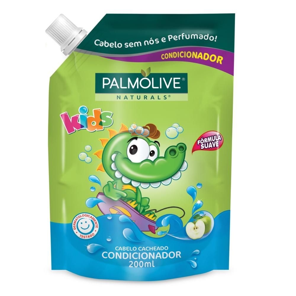 Condicionador Palmolive Naturals Kids Cabelos Cacheados Refil 200ml