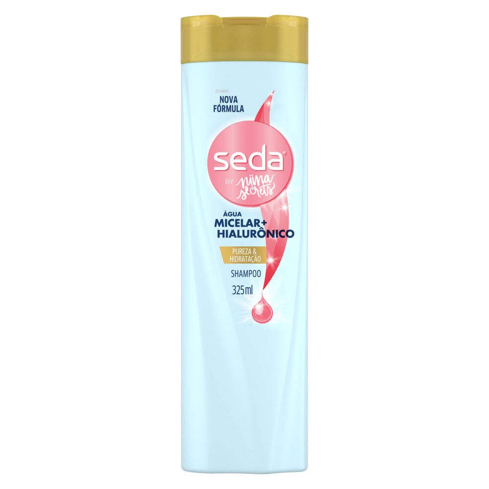 Shampoo Seda By Niina Secrets Água Micelar + Hialurônico 325ml