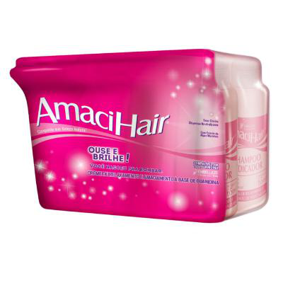 Creme Alisante Amacihair Ouse e Brilhe 220g