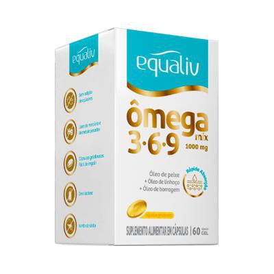 Equaliv Ômega Mix 3-6-9 1000mg 60 Cápsulas