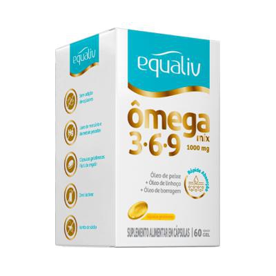 Equaliv Ômega Mix 3-6-9 1000mg 60 Cápsulas