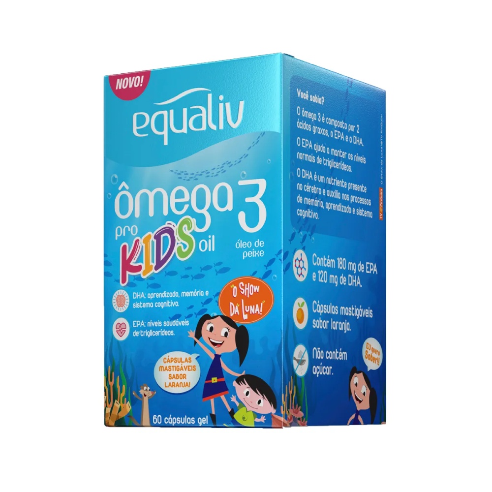 Equaliv Ômega 3 Pro Kids 60 Cápsulas