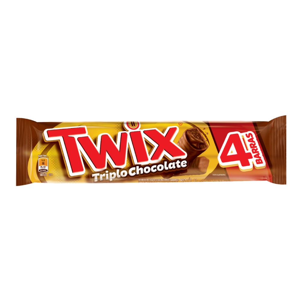 Chocolate Twix Triplo Chocolate 80g