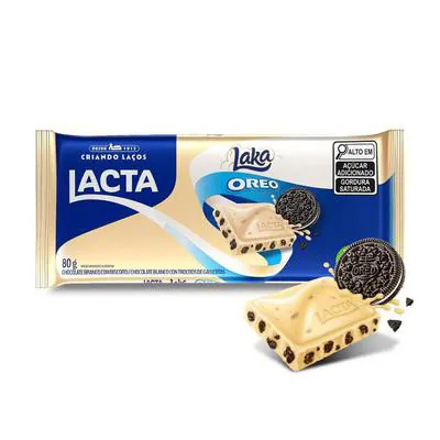 Chocolate Lacta Laka Oreo 80g