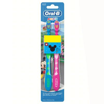 Kit Escova Dental Macia Mickey Oral-B Kids 2 Unidades