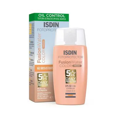 Protetor Solar Facial Isdin Fusion Water Color FPS50 50ml