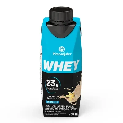 Bebida Láctea Piracanjuba Whey Baunilha 250ml