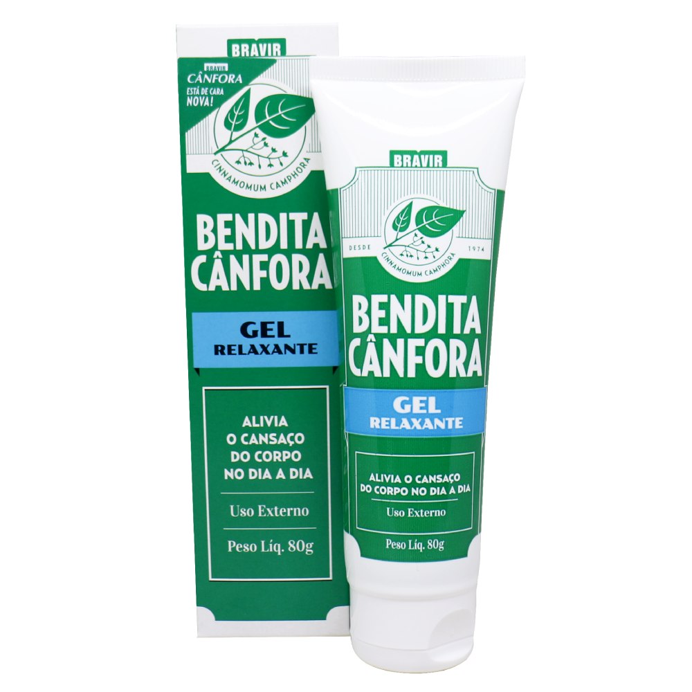 Gel Bravir Bendita Cânfora 80g