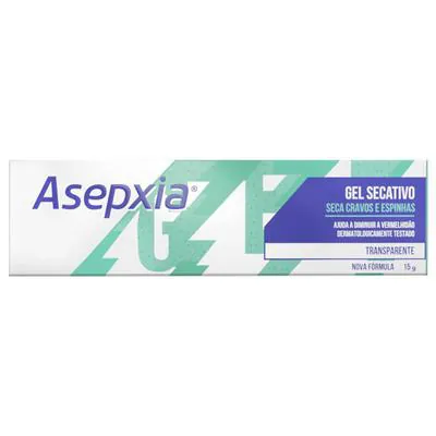 Gel Secativo Asepxia Facial 15 gramas