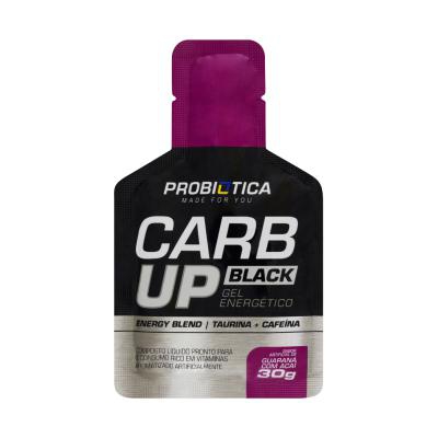 Gel Energético Probiótica Carb Up Black Guaraná e Açaí 30g