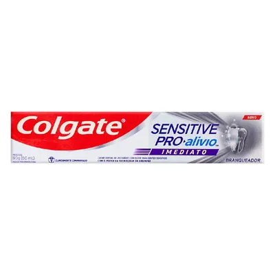 Creme Dental Colgate Sensitive Pró-Alívio Imediato Branqueador 90g