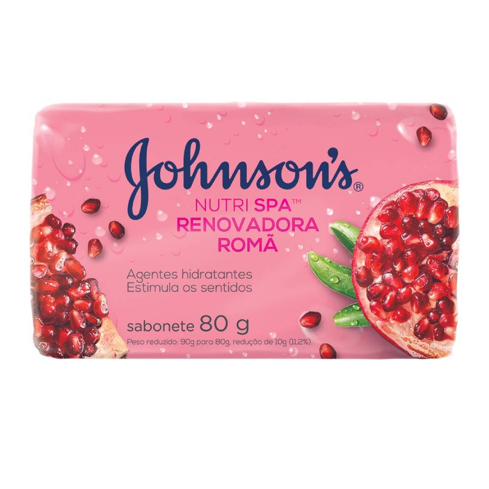 Sabonete Johnsons NutriSPA Renovadora Romã 80g