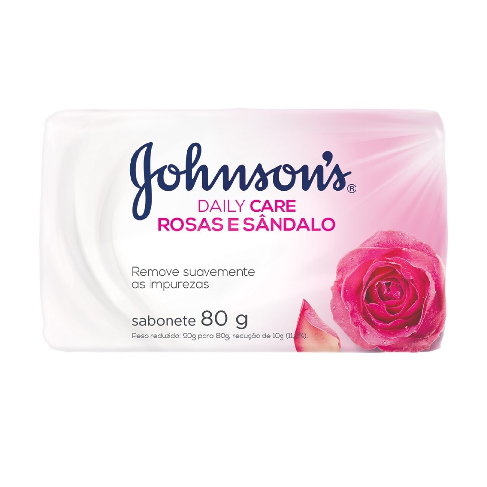 Sabonete Johnsons Daily Care Rosas E Sândalo 80G preço