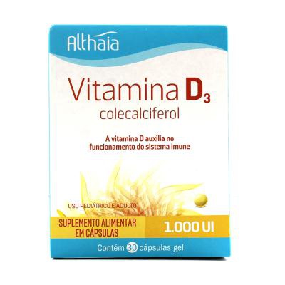 Vitamina D Althaia 1000UI 30 Cápsulas