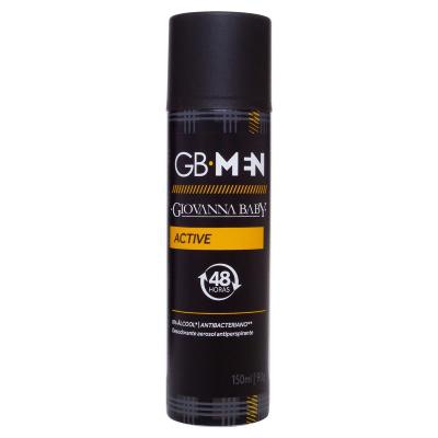 Desodorante Aerosol Giovanna Baby Men Active 150ml