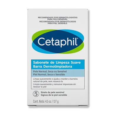 Cetaphil Sabonete Barra Limpeza Suave 127g