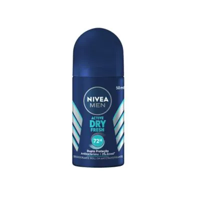 Desodorante Roll-On Nivea Men Active Dry Fresh 50ml