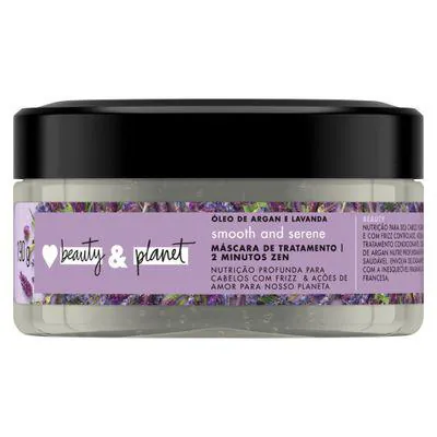 Máscara de Tratamento Love Beauty And Planet Suave e Serena Óleo de Argan e Lavanda 190g