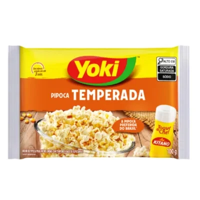Pipoca de Micro-Ondas Yoki Toque do Chef 100g