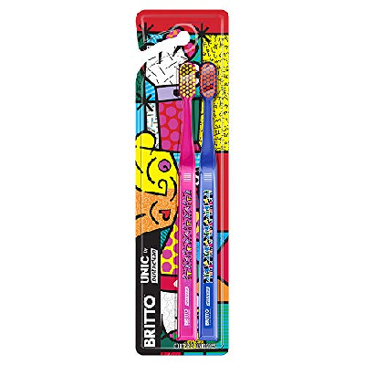 Kit Escova Dental Dentalclean Romero Britto 2 Un