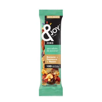Barra &Joy Zero Açúcar Banana e Damasco 25g