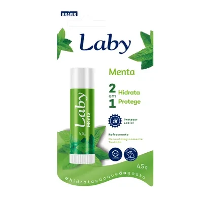 Protetor Solar Hidratante Labial Laby Menta 4,5g