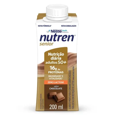 Complemento Alimentar Nutren Senior Chocolate Zero Lactose 200Ml preço