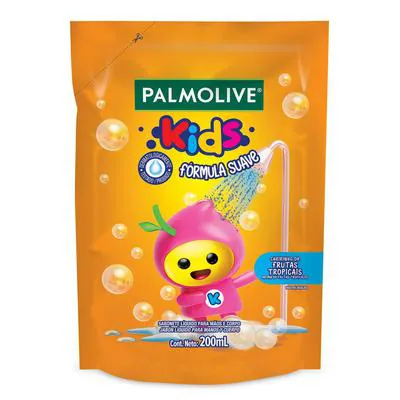 Sabonete Líquido Infantil Palmolive Kids Splashers 200ml
