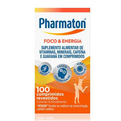 Pharmaton Energy Foco e Energia 100 Comprimidos