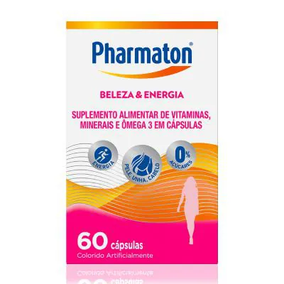 Pharmaton Beleza e Energia 60 Comprimidos
