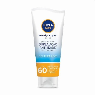 Protetor Solar Nivea Sun Beauty Expert Anti-Idade FPS60 150ml