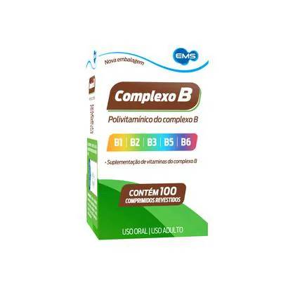 Complexo B 100 Comprimidos Ems
