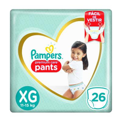 Fralda Pampers Premium Care Pants XG 26 Unidades