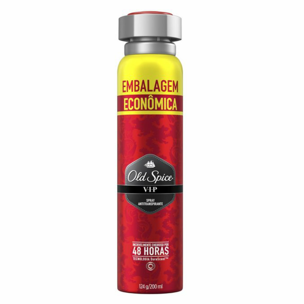 Desodorante Aerosol Old Spice Vip 200ml - Embalagem Economica