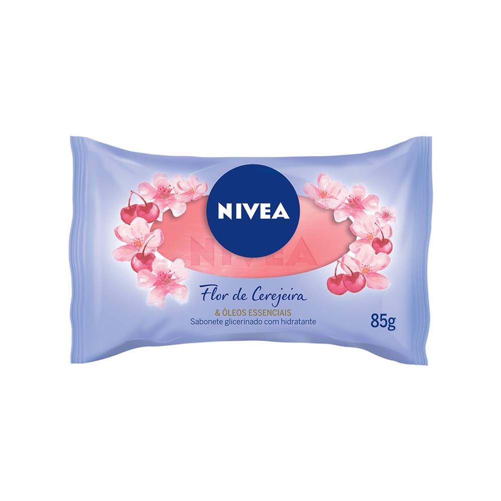 Sabonete Hidratante Nivea Flor de Cerejeira 85g