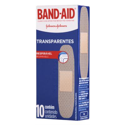 Curativo Band-Aid Transparente 10 Unidades