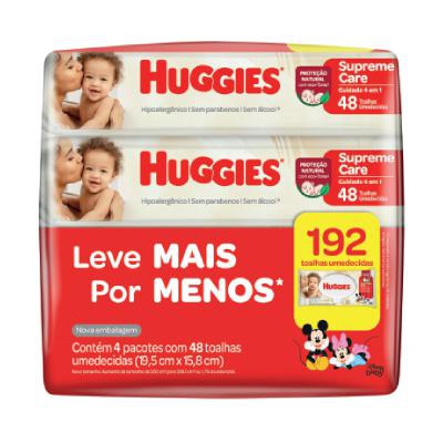 Lenço Umedecido Huggies Supreme Care Leve Mais Por Menos