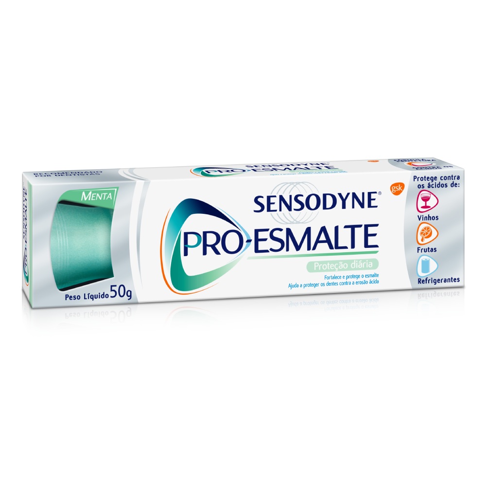 Creme Dental Sensodyne Pró-Esmalte para Dentes Sensíveis 50g