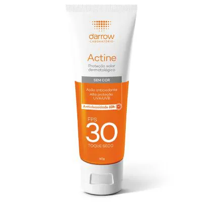 Protetor Solar Facial Darrow Actine Toque Seco FPS30 40g