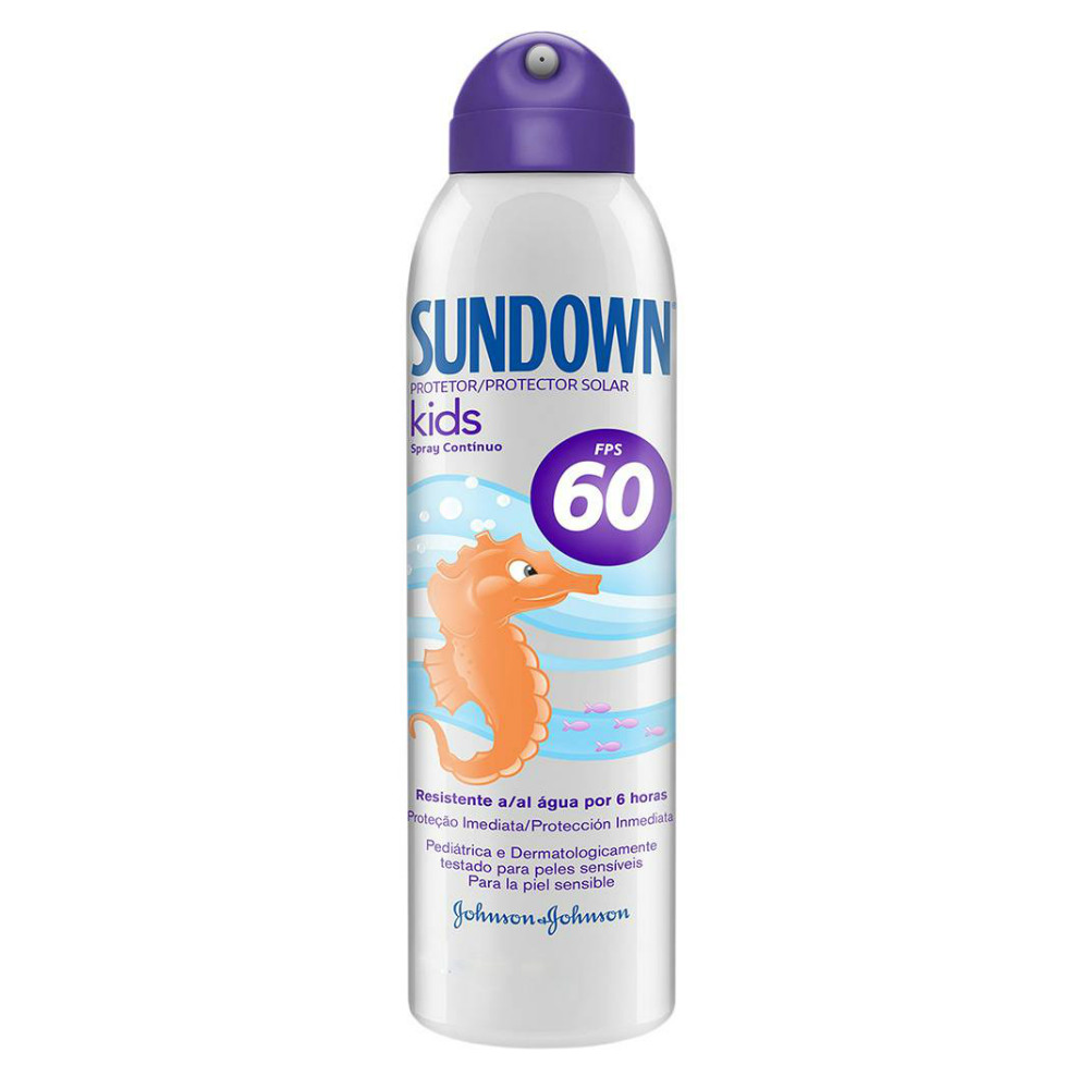 Protetor Solar Aerosol Sundown Kids FPS60 150ml