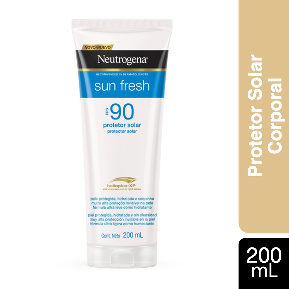 Protetor Solar Neutrogena Sun Fresh FPS90 200ml
