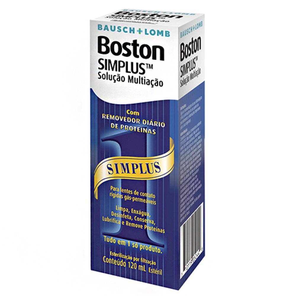 Boston Simplus Solução para Limpeza de Lentes 120ml