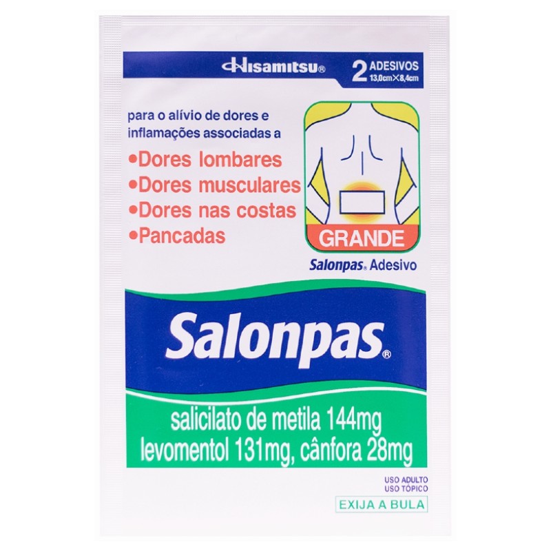 Adesivo Salonpas Grande com 2un